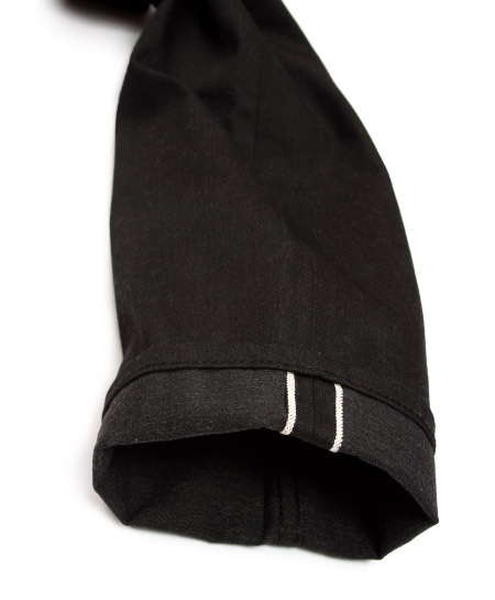 Black selvedge denim