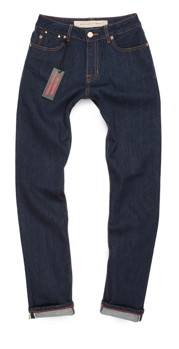 Women&rsquo;s Driggs Ave mid-rise slim selvedge jeans