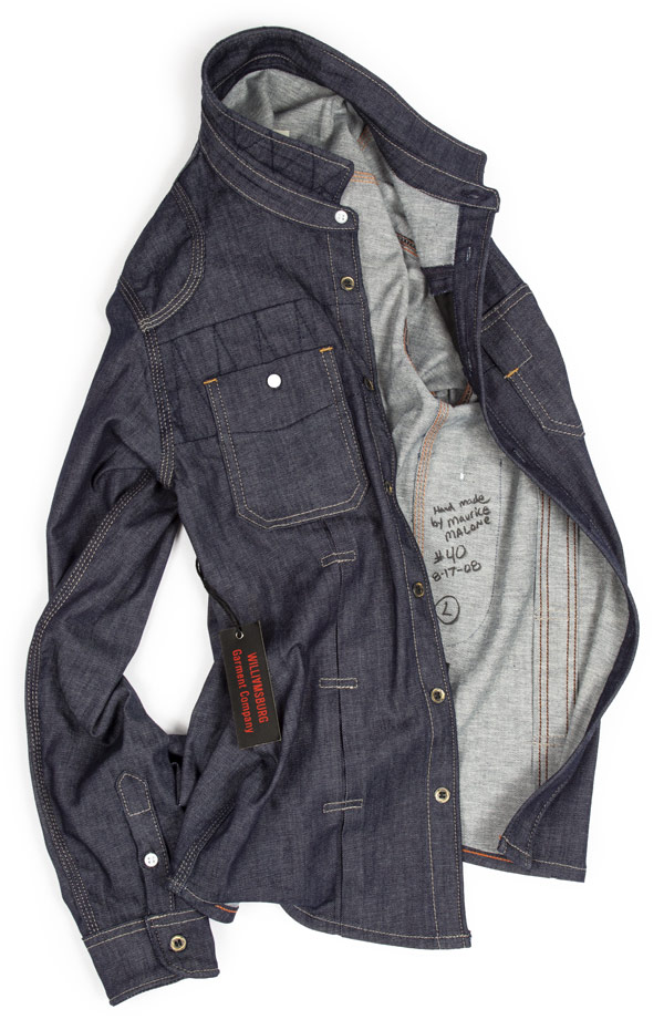 Purchase Williamsburg raw denim shirt online Purchase Williamsburg raw denim shirt online
