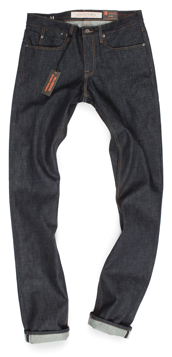 Williamsburg 15-oz. raw selvedge tall mens jeans, size 34 x 40-inseam Williamsburg 15-oz. raw selvedge tall mens jeans, size 34 x 40-inseam
